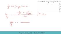 ریاضی ارشد حسابداری - تدریس مشتق ضمنی از علی هاشمی