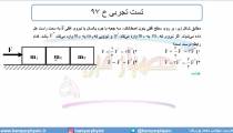 جلسه 77 فیزیک دوازدهم - قوانین حرکت نیوتون 14 و تست تجربی خ 97 - محمد پوررضا