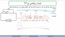 جلسه 112 فیزیک یازدهم - نیروی محرکه الکتریکی و مدار 12 و تست ریاضی خ 94 - مدرس محمد پوررضا