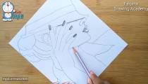 آموزش رسم یک دختر با کلاه