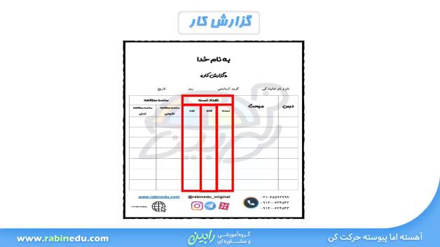 گزارش کار رابین